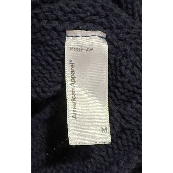 American Apparel Knit Sleeveless Sweater Vest Navy sz M - Picture 5 of 5